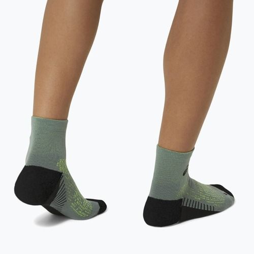 Ponožky na behanie ASICS Performance Run Quarter celadon