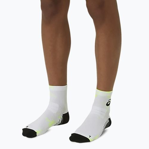 Ponožky na behanie ASICS Performance Run Quarter safety yellow