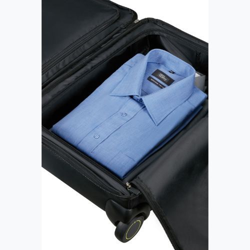 Cestovný kufor Samsonite Securipack 39 l čierna oceľ