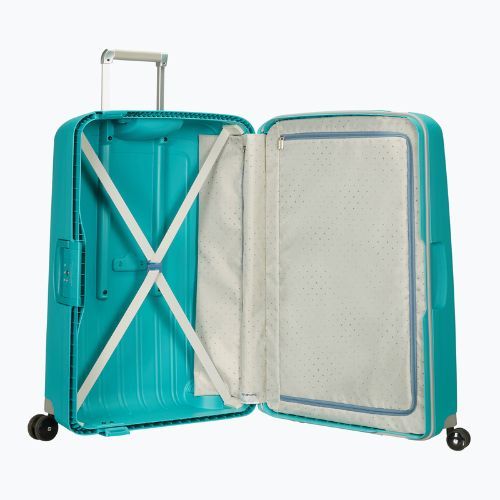 Cestovný kufor Samsonite S'cure Spinner 79 l aqua blue