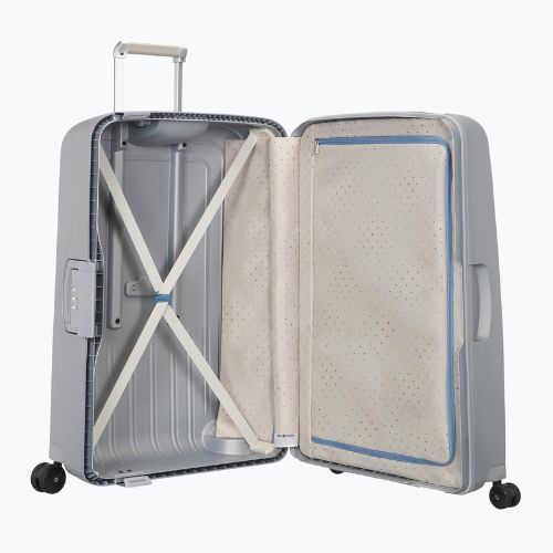 Cestovný kufor Samsonite S'cure Spinner 102 l silver
