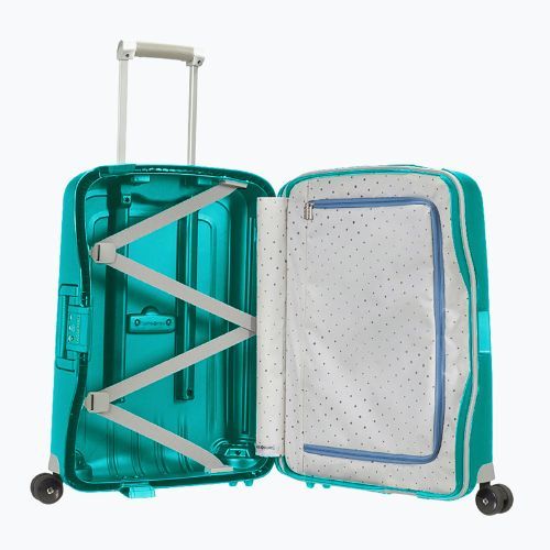 Cestovný kufor Samsonite S'cure Spinner 34 l aqua blue