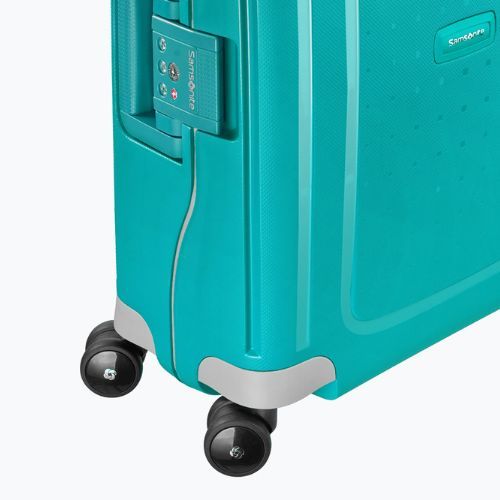 Cestovný kufor Samsonite S'cure Spinner 34 l aqua blue