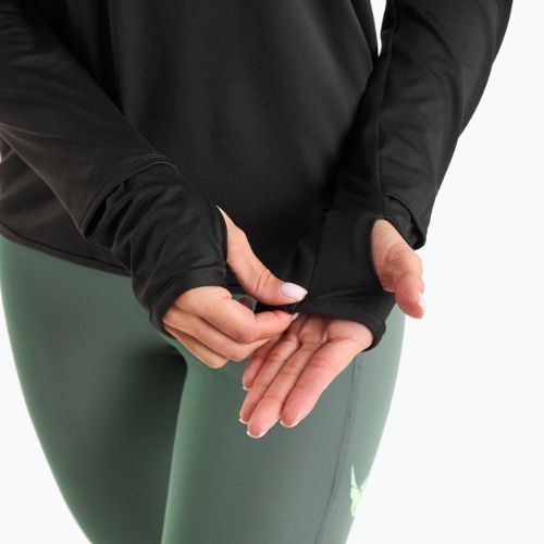 Dámske bežecké tričko s dlhým rukávom Nike Swift Element UV 1/4-Zip black