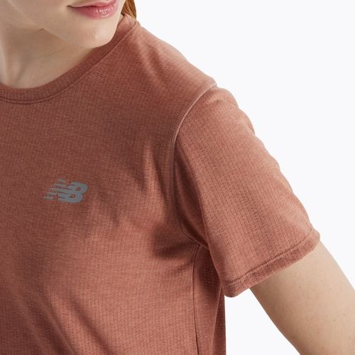 Dámske tričko New Balance Athletics sparrow heather