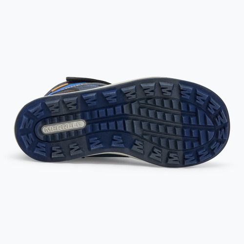 Detské snehové topánky Merrell Snow Storm 3.0 Wtrpf blue/black/orange
