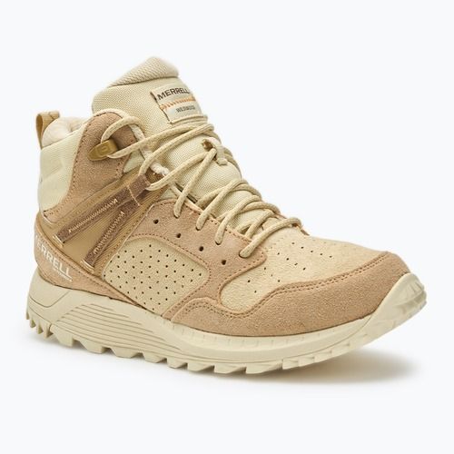 Dámske turistické topánky Merrell Wildwood Mid Ltr Wp tan/reed