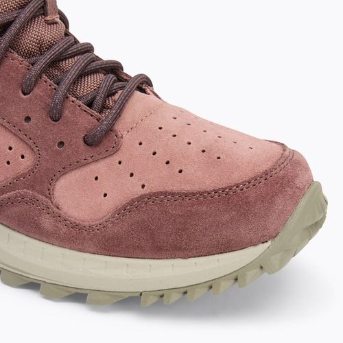 Dámske turistické topánky Merrell Wildwood Mid Ltr Wp marron/burlwood