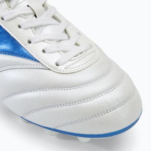 Pánske kopačky Mizuno Morelia II Elite Md white/laser blue/gold