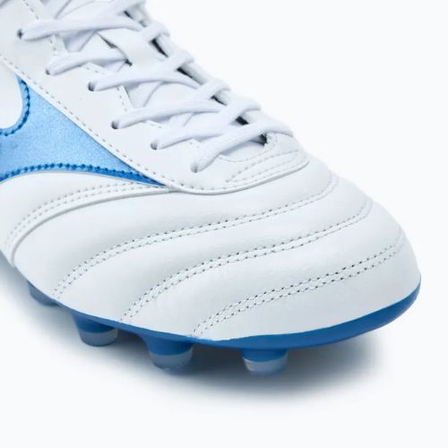 Pánske kopačky Mizuno Morelia II Pro MD white/laser blue/gold