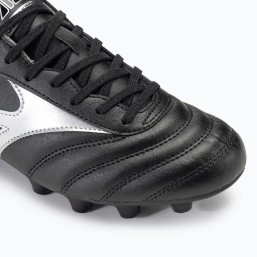 Pánske kopačky Mizuno Morelia II Club FG black/galaxy silver/dark shadow