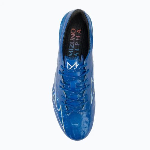 Pánske kopačky Mizuno α Elite FG white/laser blue/gold