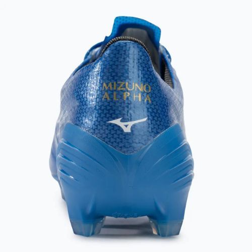 Pánske kopačky Mizuno α Elite FG white/laser blue/gold