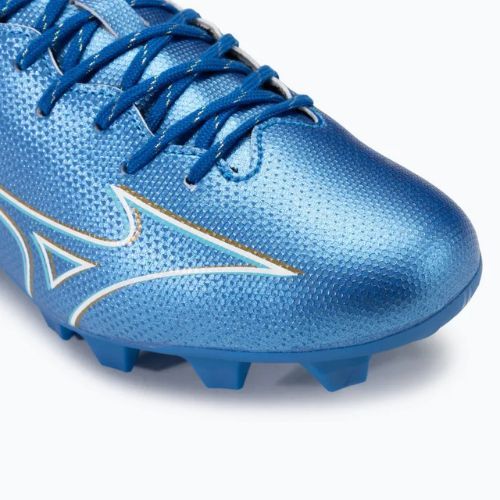 Pánske kopačky Mizuno α Select FG white/laser blue/gold
