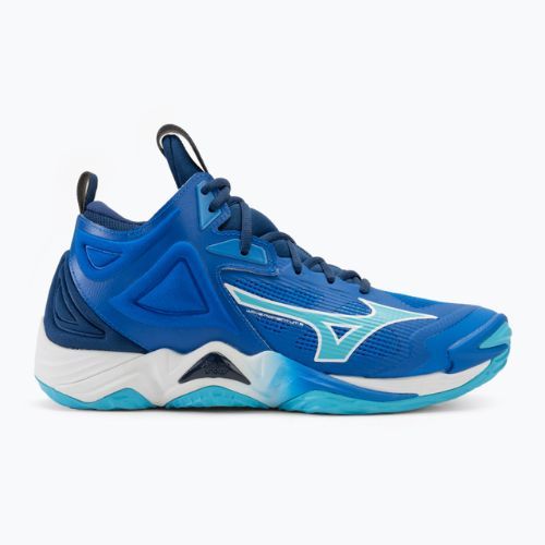 Pánska volejbalová obuv Mizuno Wave Momentum 3 Mid mugen blue/white/estate blue