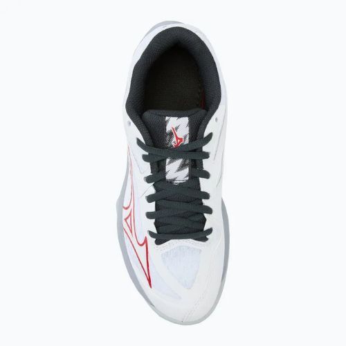 Detská volejbalová obuv Mizuno Lightning Star Z7 white/salsa/black