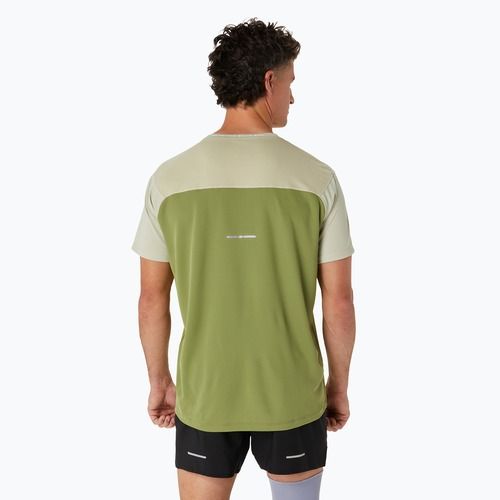 Pánske bežecké tričko ASICS Race Top performance dry leaf green/cactus