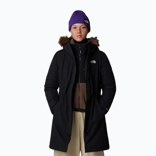 Dámsky páperový kabát The North Face Zaneck Parka black/black