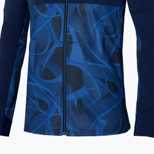 Pánska bunda Mizuno Paris Athlete Hybrid Warm Up navy blue