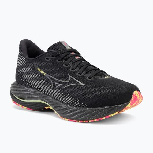 Pánska bežecká obuv Mizuno Wave Rider 28 black/silver/sunny lime