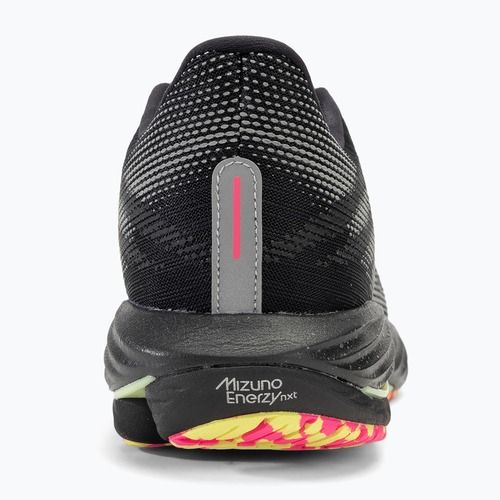 Pánska bežecká obuv Mizuno Wave Rider 28 black/silver/sunny lime