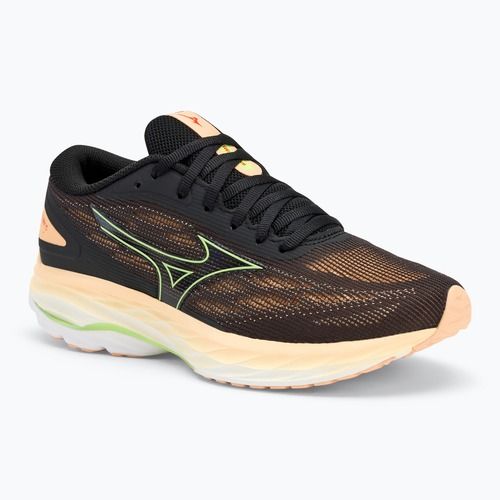 Dámska bežecká obuv Mizuno Wave Ultima 15 black/mizuno neo lime/apricot ice