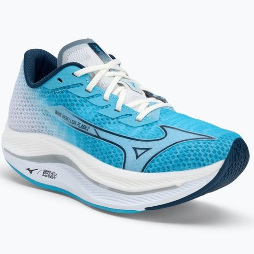 Dámska bežecká obuv Mizuno Wave Rebellion Flash 2 river blue/blue wing teal/white