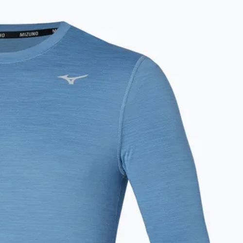 Mizuno Impulse Core Tee parisian blue pánske tričko s dlhým rukávom