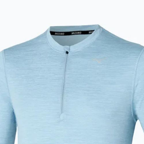 Pánske bežecké tričko Mizuno Impulse Core Half Zip glacier lake