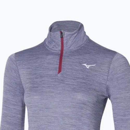 Dámske bežecké tričko s dlhým rukávom Mizuno Impulse Core Half Zip cadet