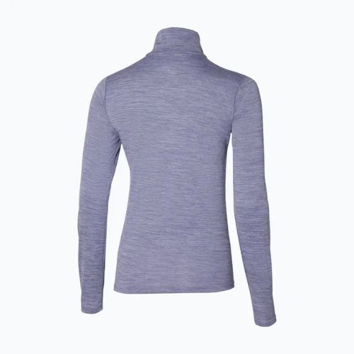 Dámske bežecké tričko s dlhým rukávom Mizuno Impulse Core Half Zip cadet