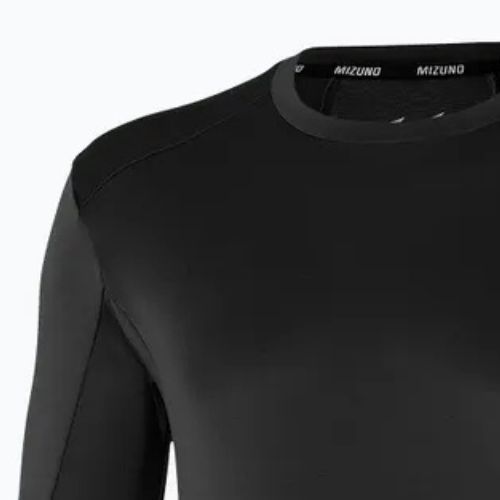 Pánske bežecké tričko Mizuno Thermal Charge Breath Thermo s dlhým rukávom black