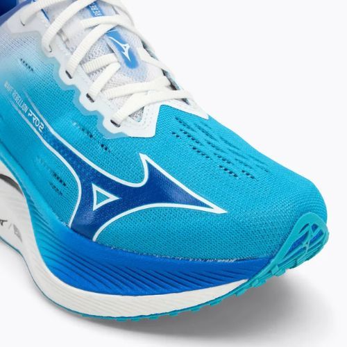 Pánska bežecká obuv Mizuno Wave Rebellion Pro 2 river blue/mugen blue/white
