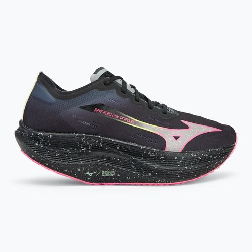 Pánska bežecká obuv Mizuno Wave Rebellion Pro 2 black/silver/pink tetra