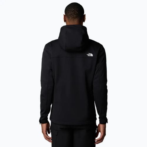 Pánska softshellová bunda The North Face Diablo Softshell s odnímateľnou kapucňou black/black/npf