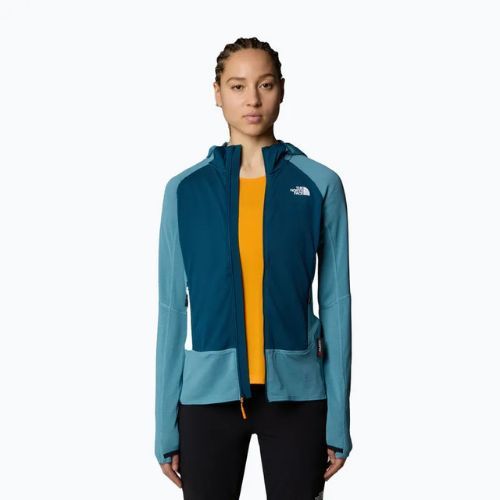 Dámska mikina The North Face Bolt Polartec Hoodie algae blue/midnight petrol