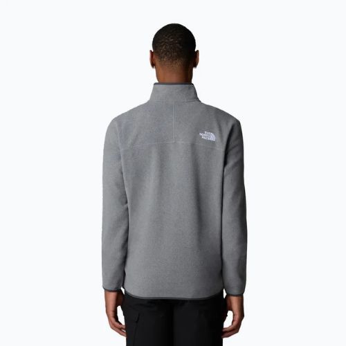 Pánska mikina The North Face 100 Glacier 1/4 Zip medium grey heather