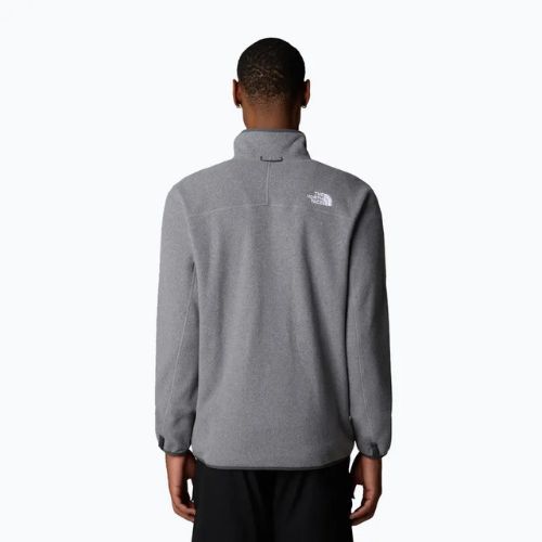 Pánska mikina The North Face 100 Glacier Full Zip medium grey heather