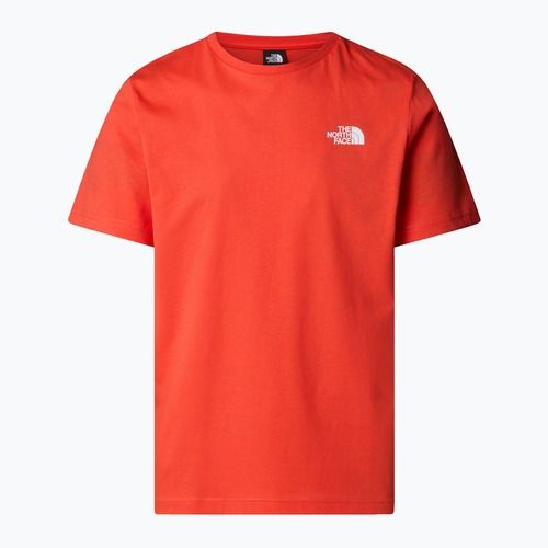 Pánske tričko The North Face Box Nse crimson orange/black