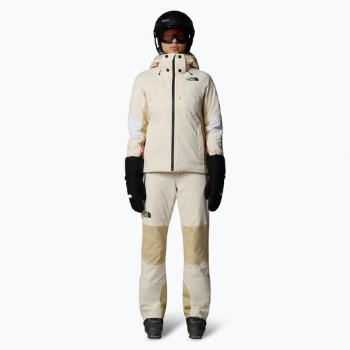 Dámska lyžiarska bunda The North Face Lenado white dune/gravel/khaki