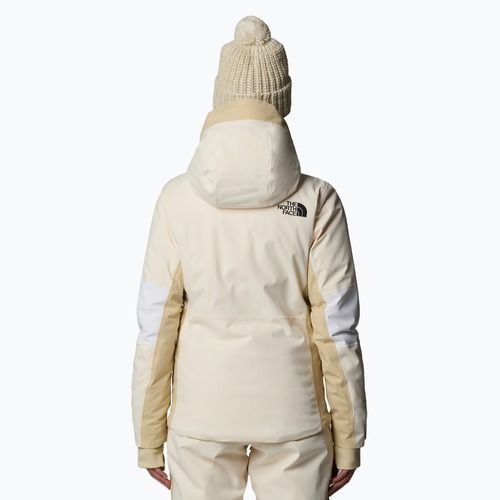 Dámska lyžiarska bunda The North Face Lenado white dune/gravel/khaki