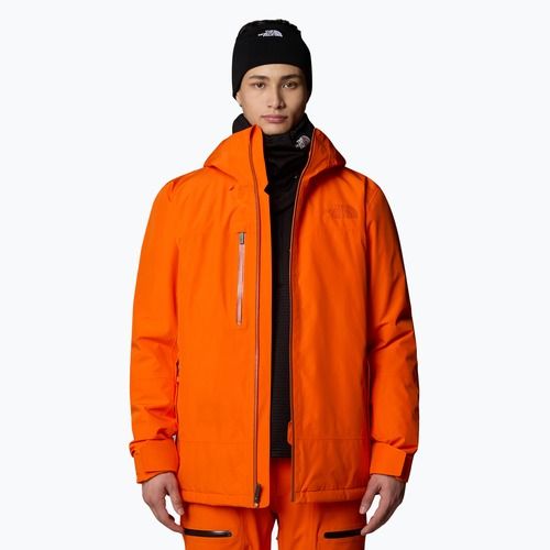 Pánska lyžiarska bunda The North Face Descendit orange