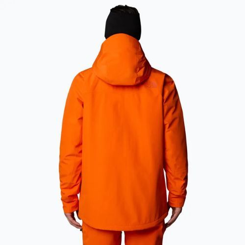 Pánska lyžiarska bunda The North Face Descendit orange