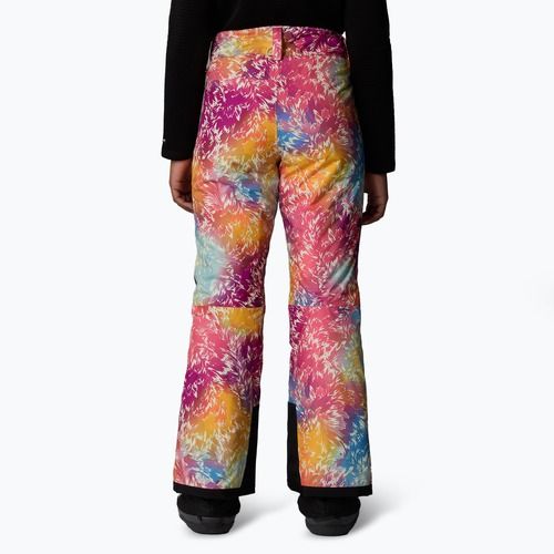Detské lyžiarske nohavice The North Face Freedom Insulated radiant poppy blowing wind print