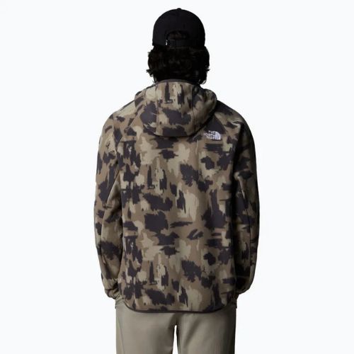 Pánska mikina The North Face Mountain Athletics Fleece Print cavern grey painted mou
