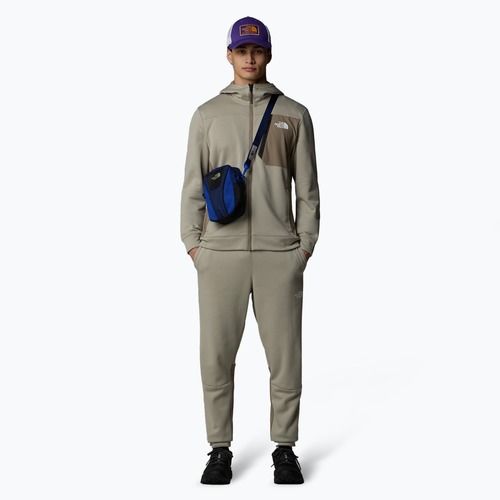 Pánska mikina The North Face Mountain Athletics Full Zip Fleece clay grey/ cavern grey