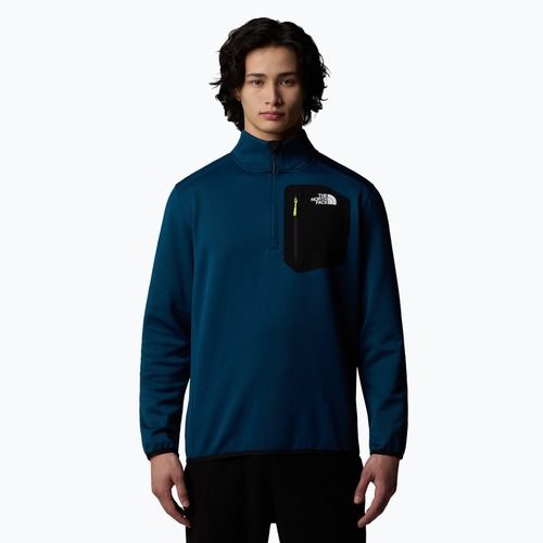Pánska mikina The North Face Crest 1/4 Zip midnight petrol/ black