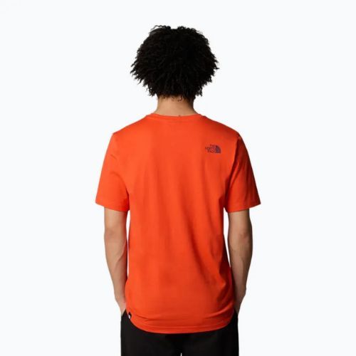 Pánske tričko The North Face Easy crimson orange/alpine plum