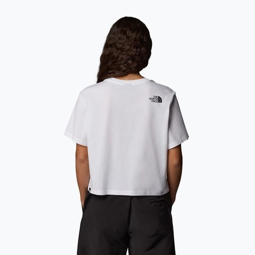 Dámske tričko The North Face Easy Relaxed Cropped white