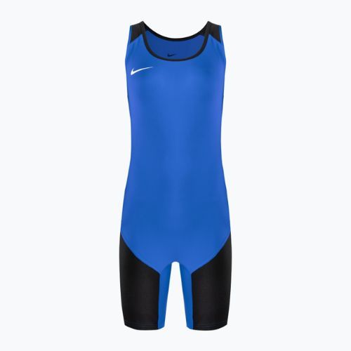 Pánsky zápasnícky dres Nike Weightlifting Singlet royal/black